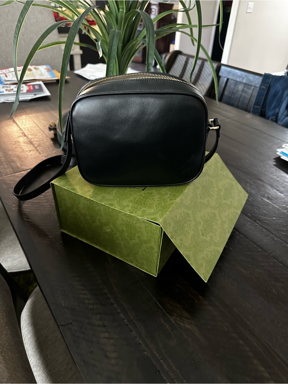 Gucci Black Soho Leather Crossbody Camera Bag - Picture 2 of 6